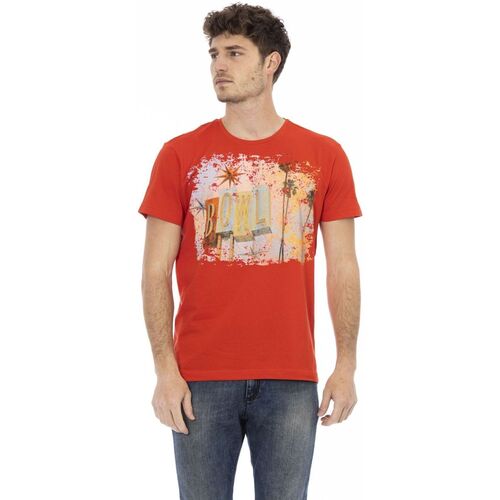 textil Herr T-shirts Trussardi - 2AT29 Röd