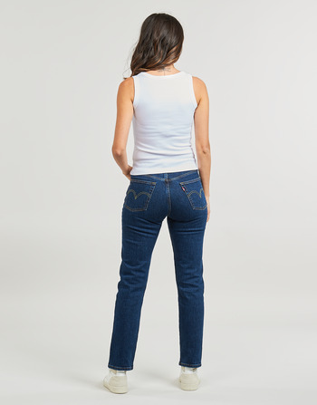 Calvin Klein Jeans WOVEN LABEL RIB TANK TOP Vit