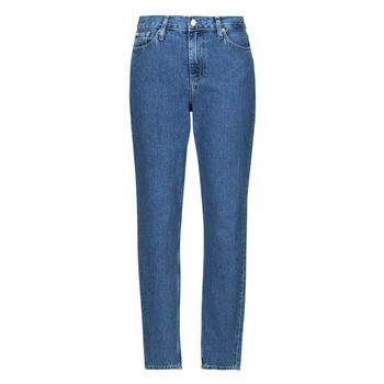 textil Dam Mom jeans Calvin Klein Jeans MOM JEAN Blå