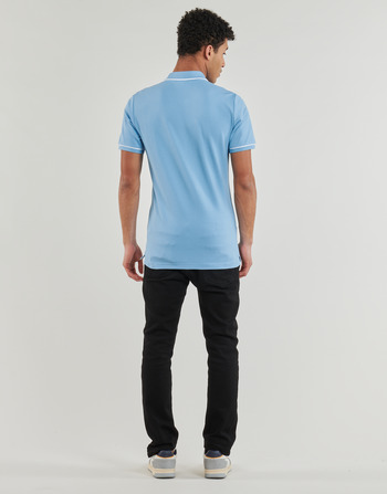 Calvin Klein Jeans TIPPING SLIM POLO Blå / Himmelsblå