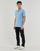 textil Herr Kortärmade pikétröjor Calvin Klein Jeans TIPPING SLIM POLO Blå / Himmelsblå