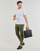 textil Herr Kortärmade pikétröjor Calvin Klein Jeans CK EMBRO BADGE SLIM POLO Vit