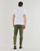 textil Herr Kortärmade pikétröjor Calvin Klein Jeans CK EMBRO BADGE SLIM POLO Vit