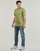 textil Herr T-shirts Calvin Klein Jeans LOGO REPEAT TEE Kaki