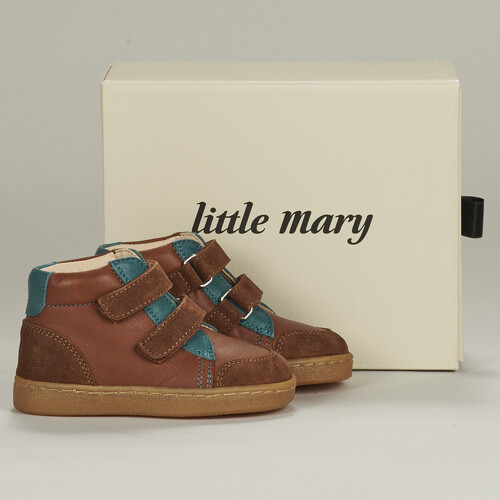 Skor Pojkar Höga sneakers Little Mary LEIO Brun