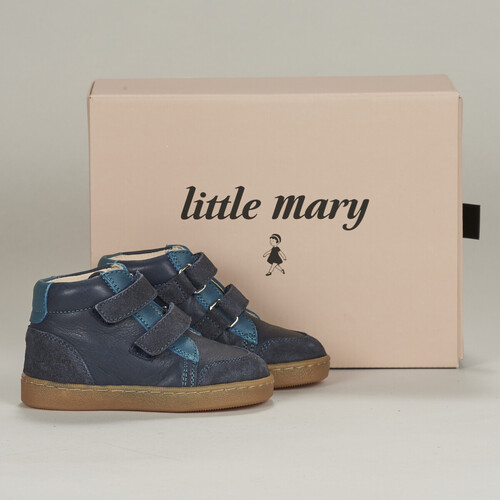 Skor Pojkar Höga sneakers Little Mary LEIO Blå