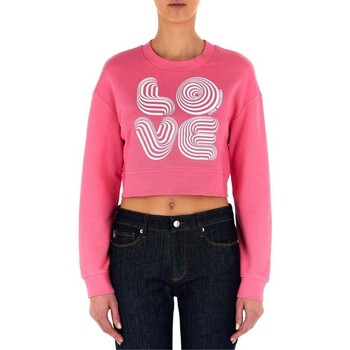 textil Dam Sweatshirts Love Moschino W6461 02 M4457 Rosa