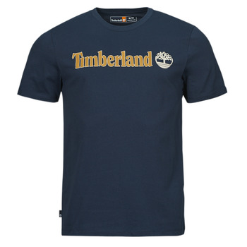 textil Herr T-shirts Timberland Linear Logo Short Sleeve Tee Marin