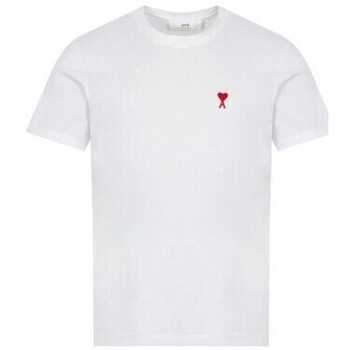 textil Herr T-shirts & Pikétröjor Ami Paris T SHIRT BFUTS001.724 Vit