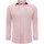 textil Herr Långärmade skjortor Gentile Bellini Enfärgade Oxford Skjorta För Slim Rosa