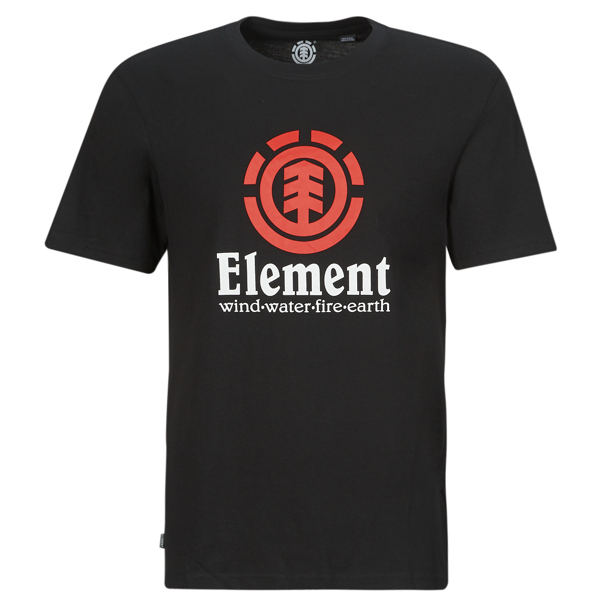 textil Herr T-shirts Element VERTICAL SS Svart