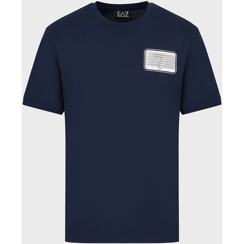 textil Herr T-shirts Emporio Armani  Blå