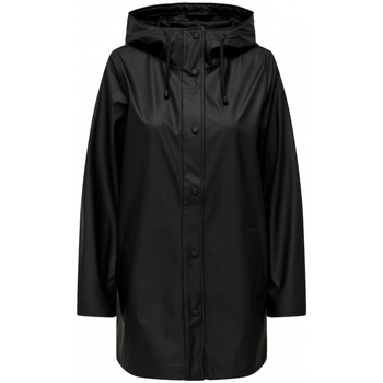textil Dam Kappor Only New Ellen Raincoat - Black Svart