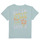 textil Flickor T-shirts Levi's OCEAN BEACH SS TEE Blå / Pastell / Orange / Pastell