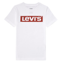 textil Pojkar T-shirts Levi's SHORT SLEEVE GRAPHIC TEE SHIRT Vit