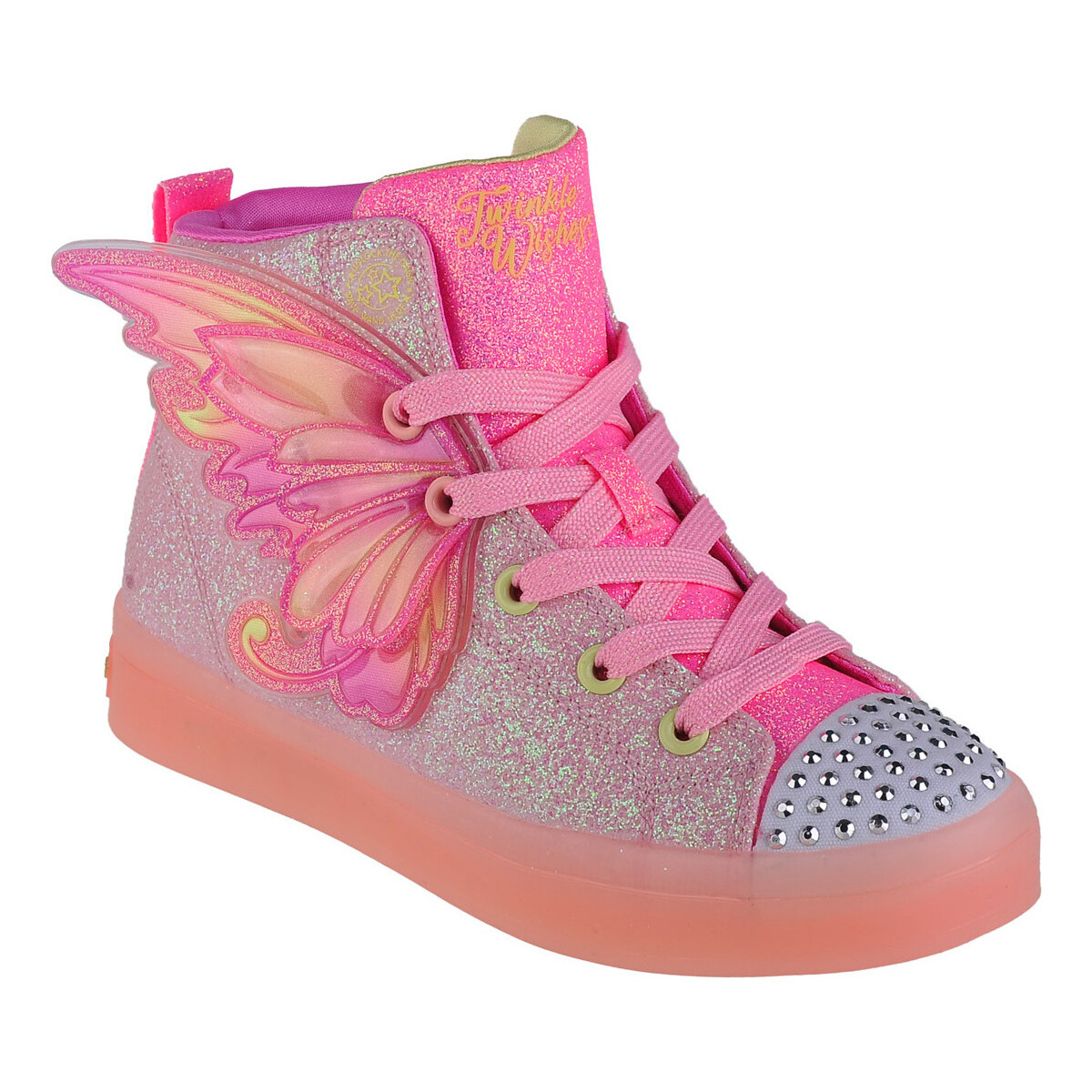 Skor Flickor Sneakers Skechers Twi-Lites 2.0-Twinkle Wishes Rosa
