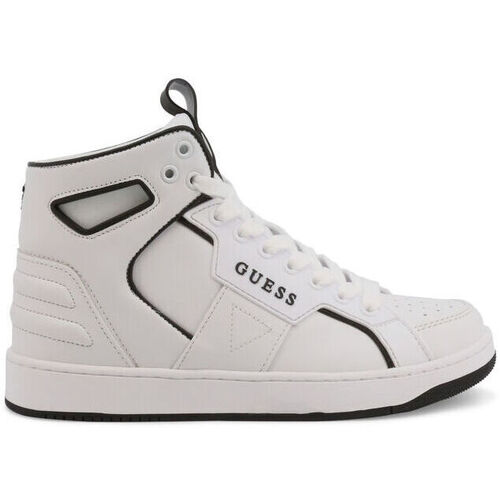 Skor Dam Sneakers Guess - basqet-fl7bsq-lea12 Vit