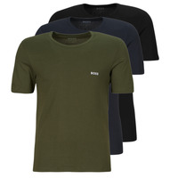 textil Herr T-shirts BOSS TShirtRN 3P Classic Marin / Kaki / Svart