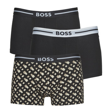 Underkläder Herr Boxershorts BOSS Trunk 3P Bold Design Flerfärgad