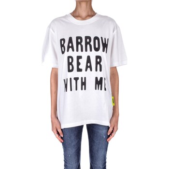 textil T-shirts Barrow F3BWUATH130 Vit