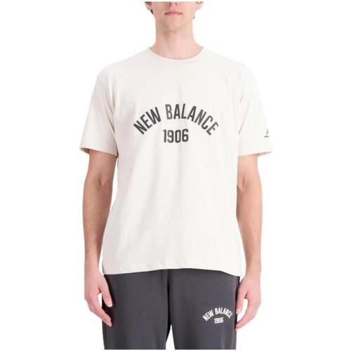 textil Herr T-shirts New Balance  Beige