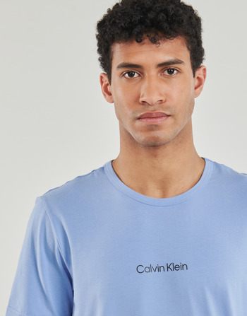Calvin Klein Jeans S/S SHORT SET Blå / Grå