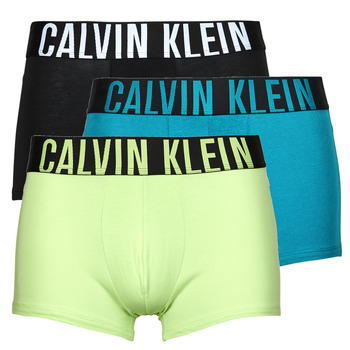 Underkläder Herr Boxershorts Calvin Klein Jeans TRUNK 3PK X3 Vit / Svart / Blå