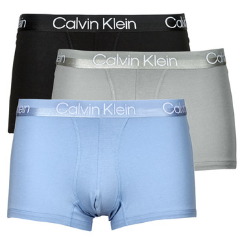 Underkläder Herr Boxershorts Calvin Klein Jeans TRUNK 3PK X3 Grå / Blå / Svart