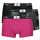 Underkläder Herr Boxershorts Calvin Klein Jeans TRUNK 3PK X3 Svart / Svart / Violett