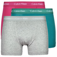 Underkläder Herr Boxershorts Calvin Klein Jeans TRUNK 3PK X3 Grå / Grön / Violett
