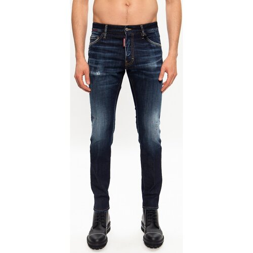textil Herr Skinny Jeans Dsquared S74LB0767 Blå
