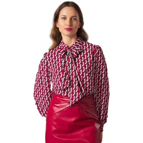 textil Dam Blusar Minueto Shirt Wendy - Red Flerfärgad