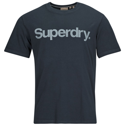 textil Herr T-shirts Superdry CORE LOGO CITY LOOSE TEE Svart