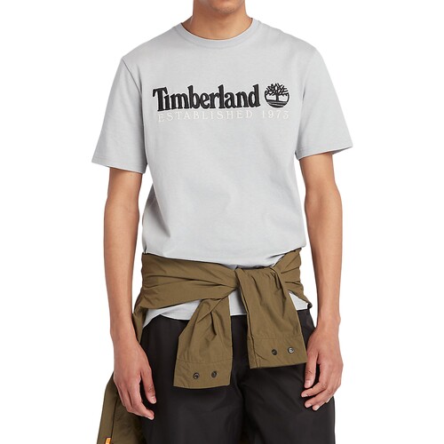 textil Herr T-shirts Timberland 221880 Grå