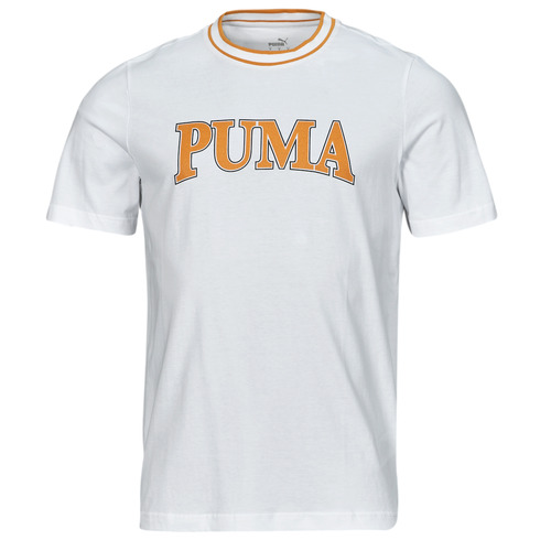 textil Herr T-shirts Puma PUMA SQUAD BIG GRAPHIC TEE Vit