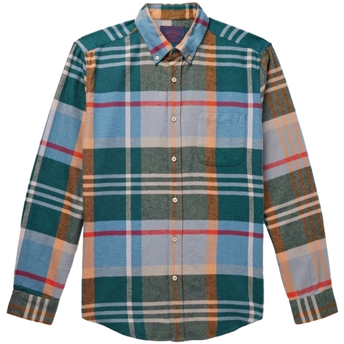 textil Herr Långärmade skjortor Portuguese Flannel Realm Shirt - Checks Flerfärgad