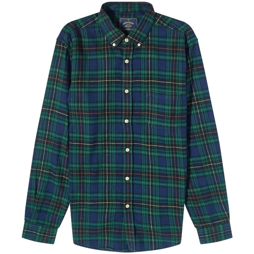textil Herr Långärmade skjortor Portuguese Flannel Orts Shirt - Checks Grön