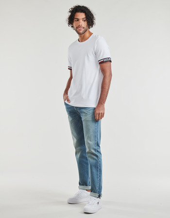 Tommy Hilfiger MONOTYPE BOLD GSTIPPING TEE Vit