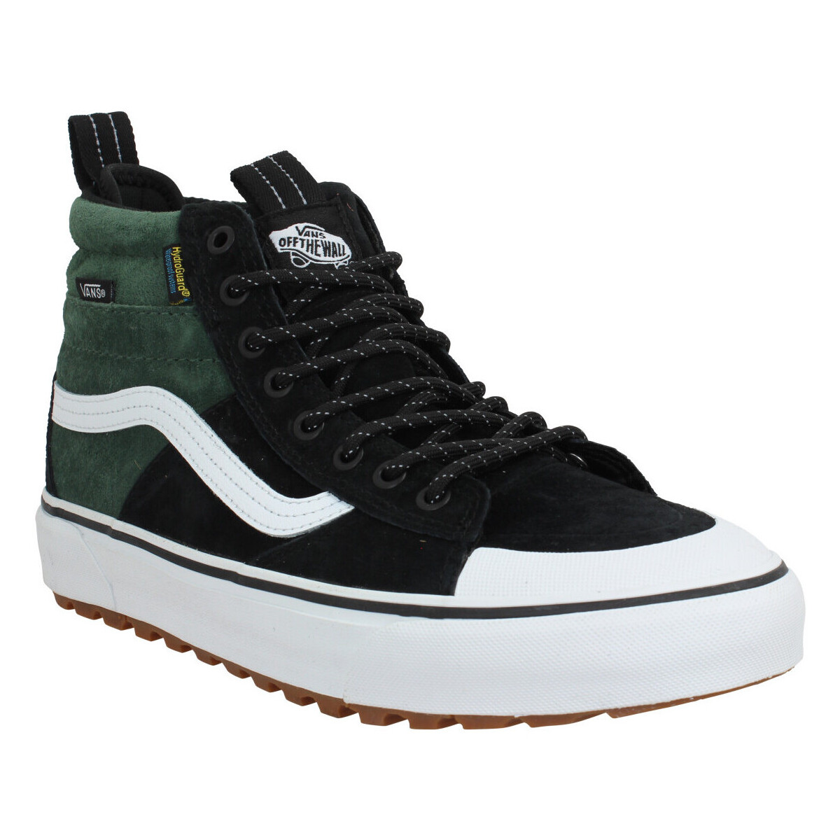 Skor Herr Sneakers Vans Sk8 Hi Mte 2 Velours Homme Black Green Svart
