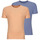 textil Herr T-shirts Kaporal RIFT Blå / Orange