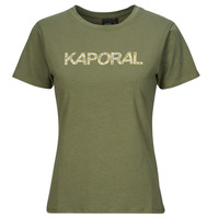 textil Dam T-shirts Kaporal FANJO Kaki