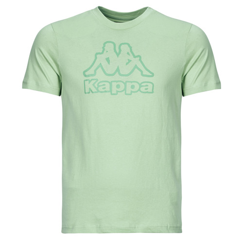textil Herr T-shirts Kappa CREEMY Grön