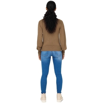 Only Julia Life L/S Knit - Toasted Coconut Brun