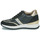 Skor Dam Sneakers Geox D DESYA Svart / Silver / Guldfärgad