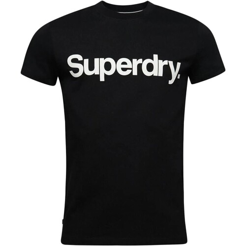textil Herr T-shirts Superdry 223122 Svart