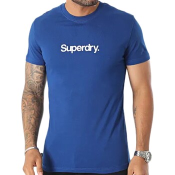 textil Herr T-shirts Superdry 223130 Blå