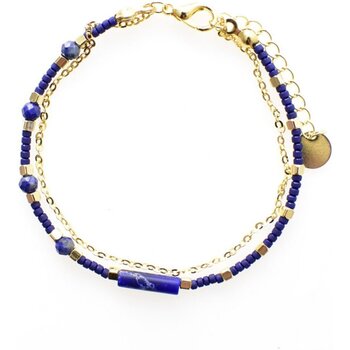 Klockor & Smycken Dam Armbandsur L'atelier De Gaspard A16 Perle Blå