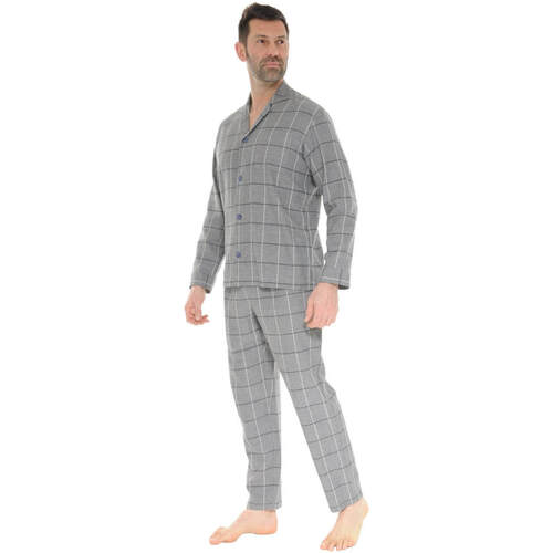 textil Herr Pyjamas/nattlinne Pilus BIAGIO Grå