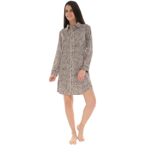 textil Dam Pyjamas/nattlinne Pilus AGATHE Brun