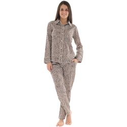 textil Dam Pyjamas/nattlinne Pilus AGATHE Brun